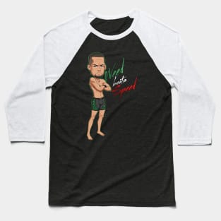 Nate Diaz Weed Beats Speed Baseball T-Shirt